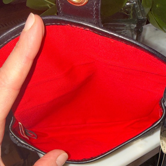 Dooney & Bourke Black and Gray Wristlet - Picture 7 of 9